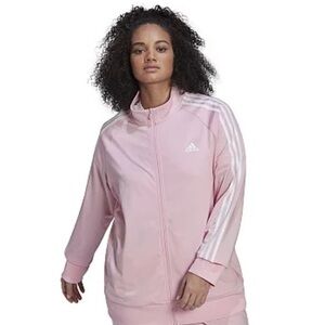 Adidas Light Pink Zip-Up Jacket plus 3xL NWT! Rare color!!